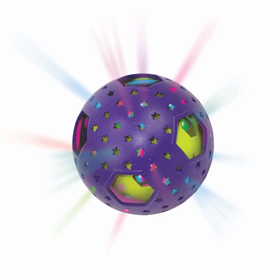 jouet chat balle avec lumières multicolores