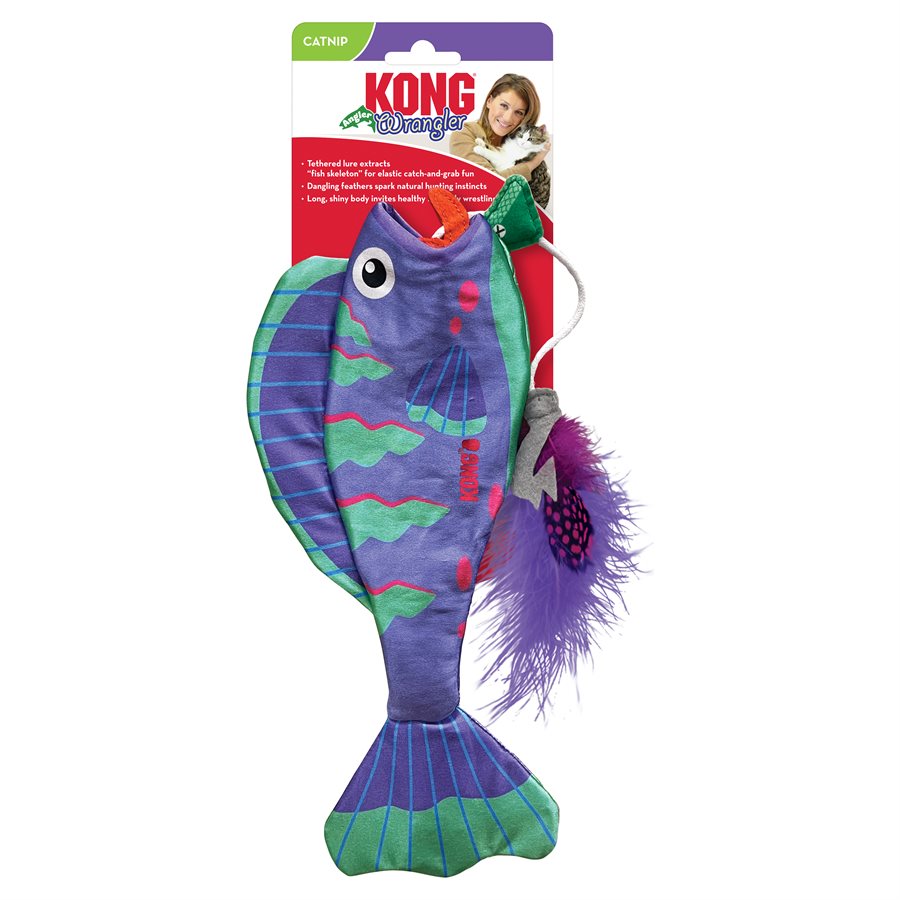 Jouet pour chat Poisson baudroie Wrangler