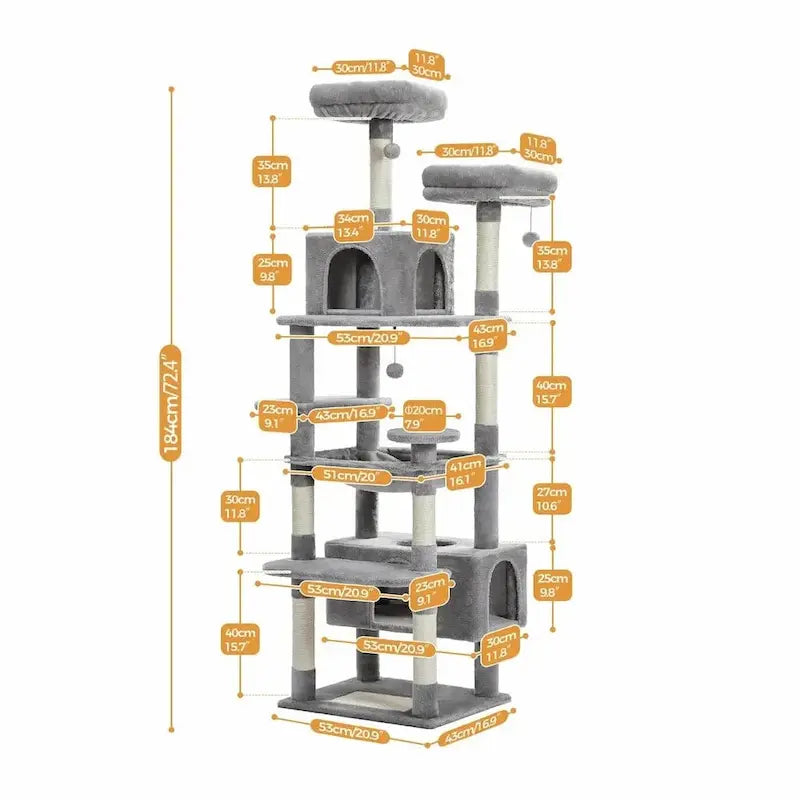 arbre à chat multi-niveaux