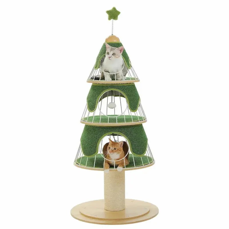 sapin félin avec griffoir