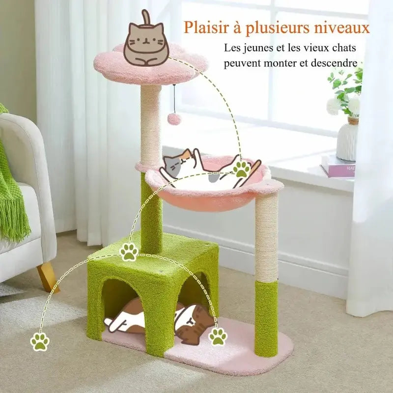 élément déco arbre à chat