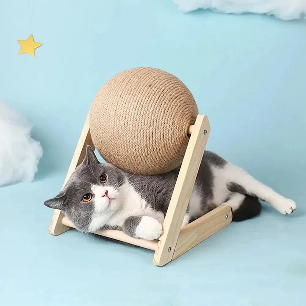 Anti-canapé boule griffoir