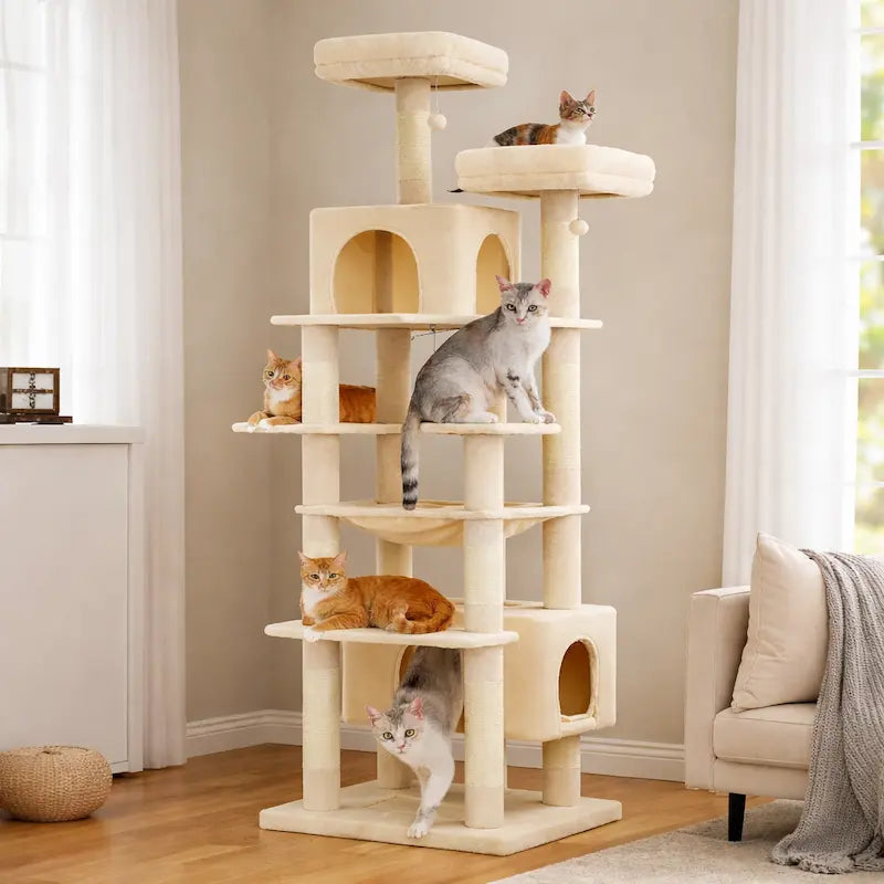 Refuge en hauteur pour chat