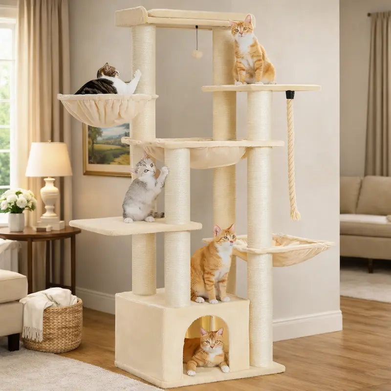 stabilité arbre chat