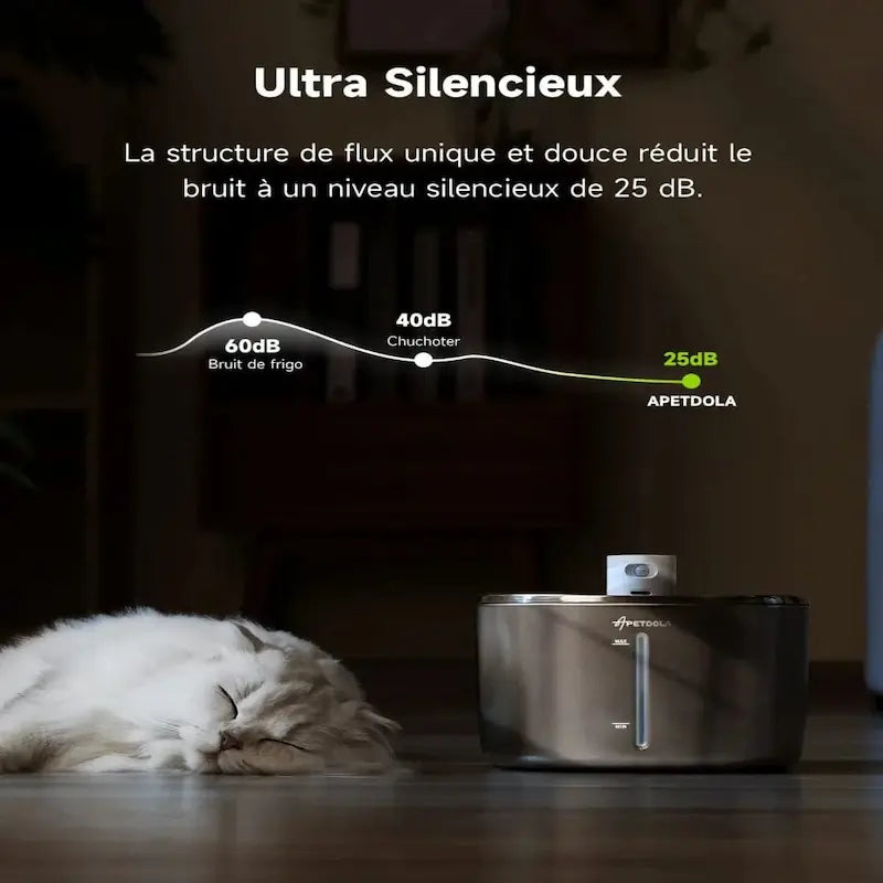 fontaine sans fil pour chats
