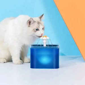 fontaine à eau chat LED
