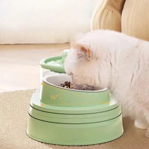 distributeur de croquettes et eau