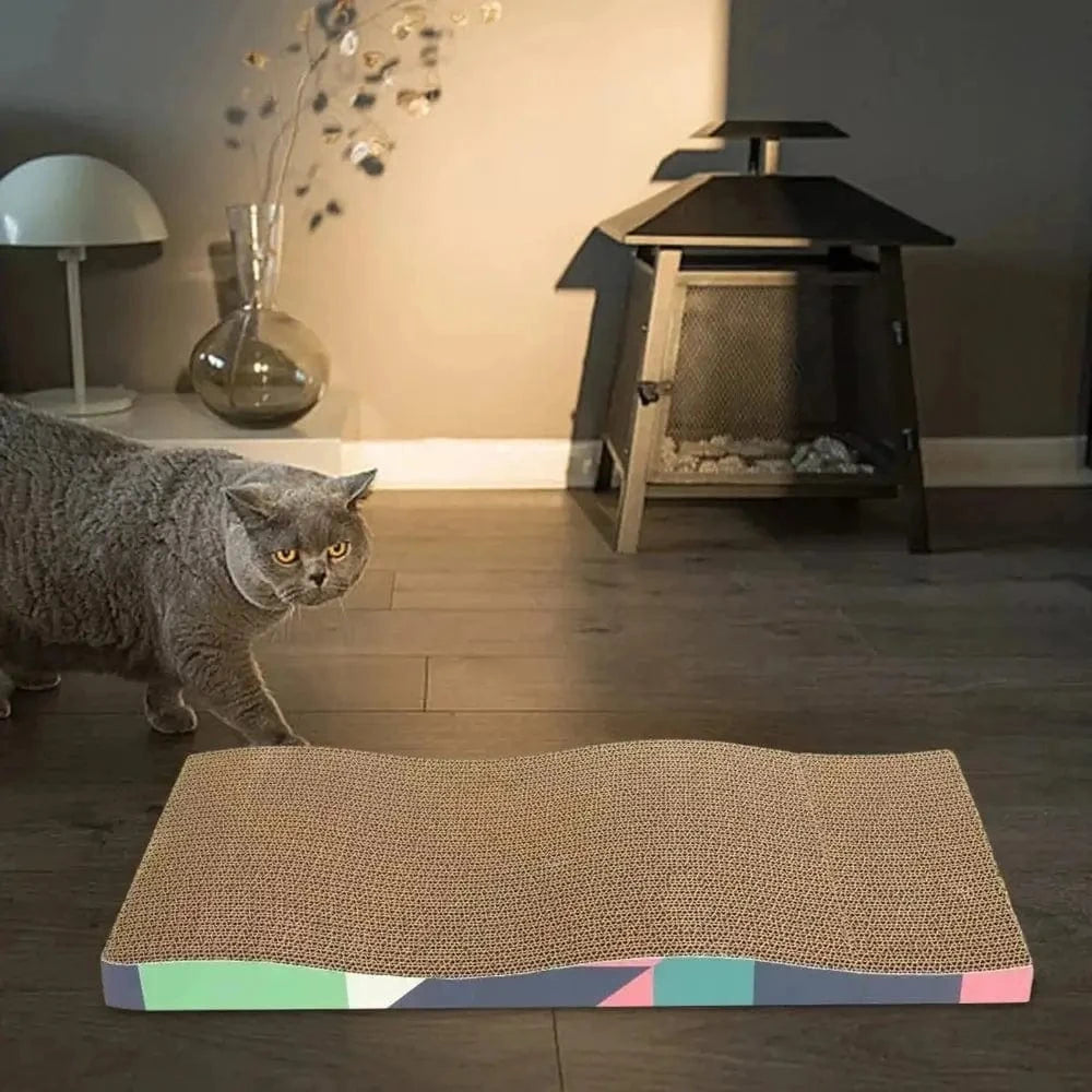 Un griffoir en carton pratique