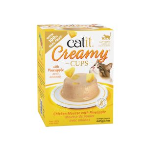 Mousses Catit Creamy Cups poulet ananas