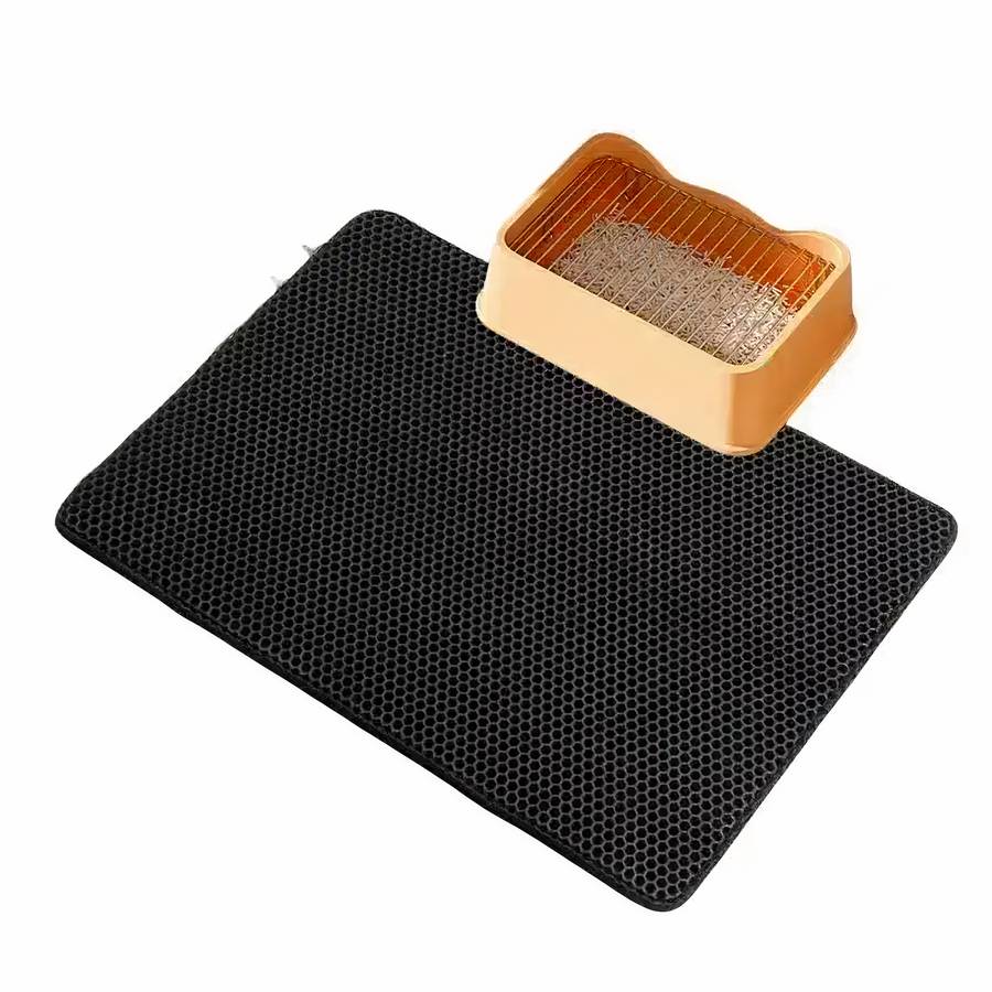 tapis double couche chat