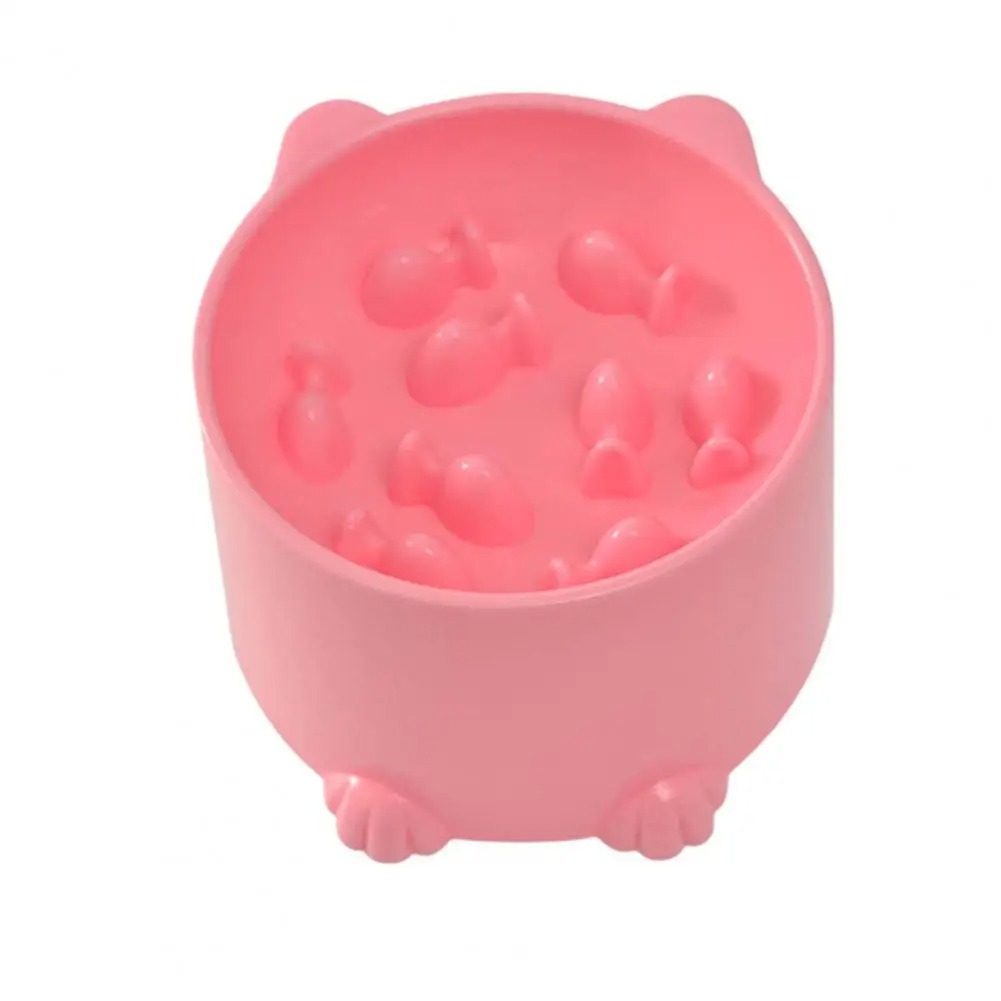 gamelle pastel anti glouton pour chats