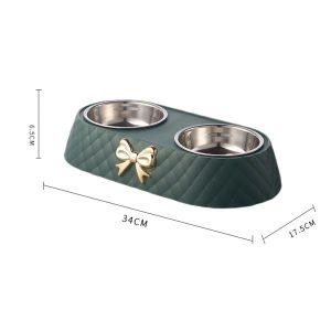 gamelle avec nœud pour chat