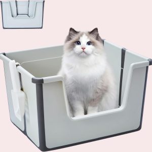 grand bac à litière pliable