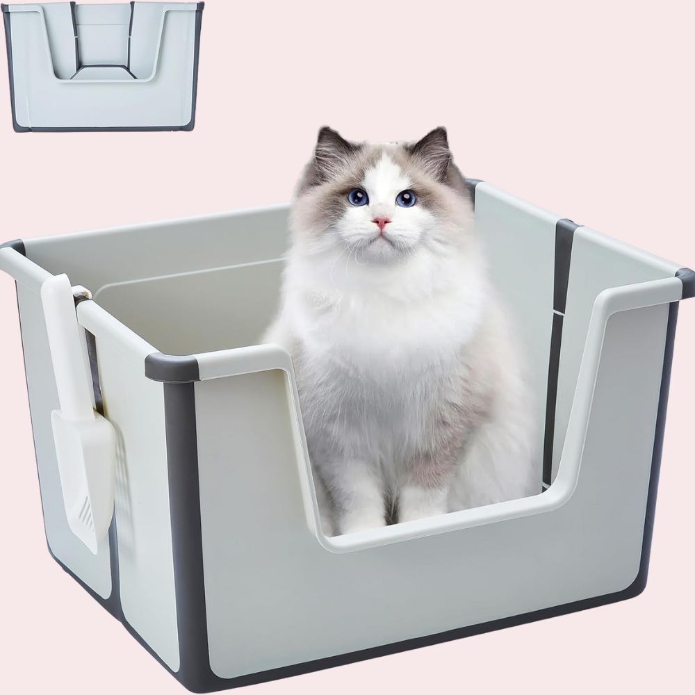 grand bac à litière pliable