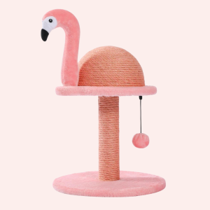 arbre à chat flamant rose
