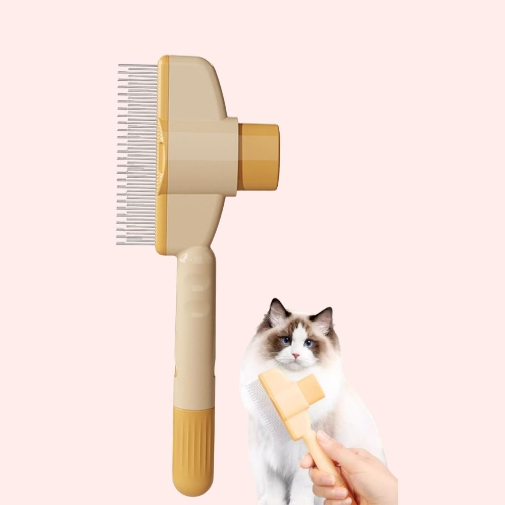 brosse chat autonettoyante