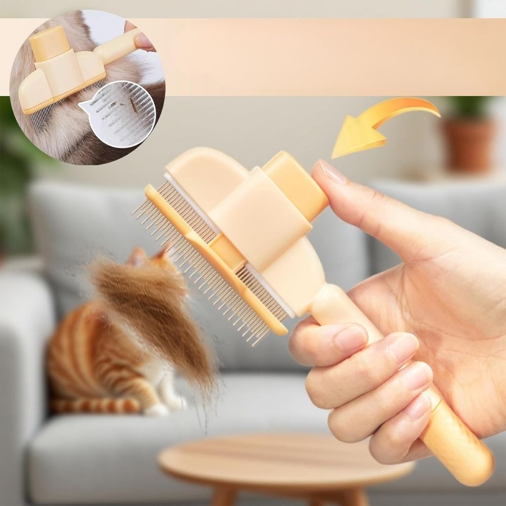 brosse poils morts chat