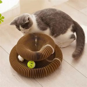 Jouet griffoir chat balle