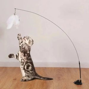 Jouet pour chat à ventouse
