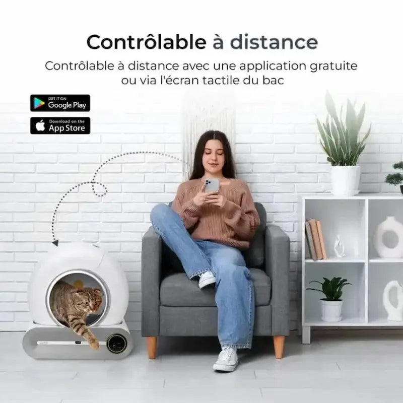 litière propre et pratique