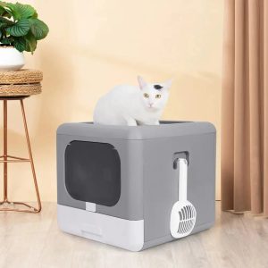 Maison de toilette chat chat cube