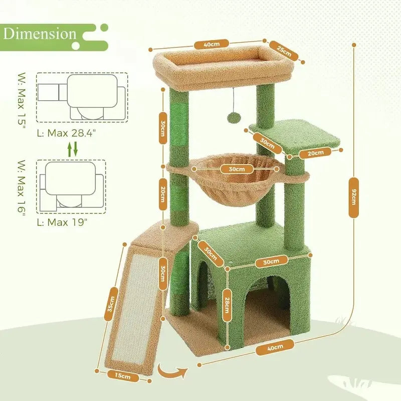 compact chat arbre