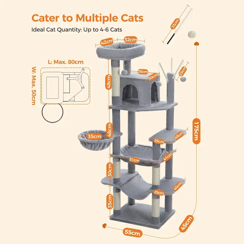 design moderne arbre chat