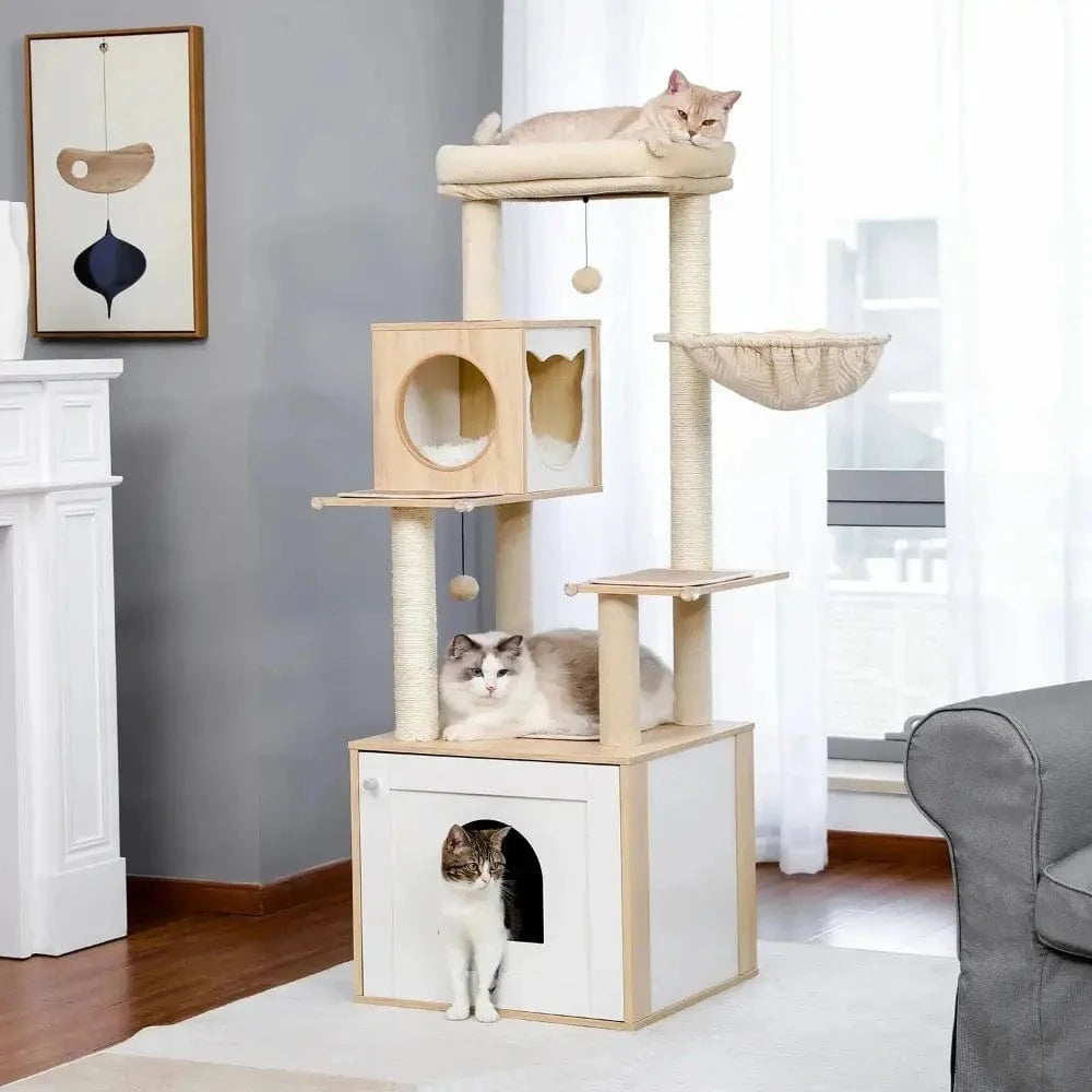 arbre à chat moderne et confortable