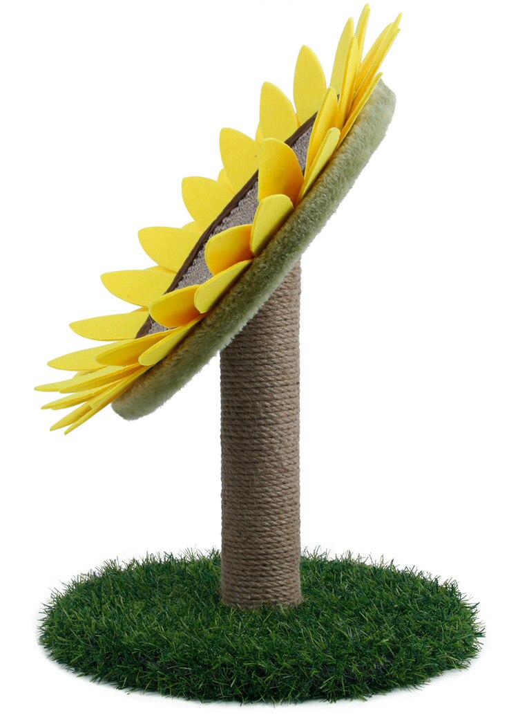 arbre pour chat design tournesol
