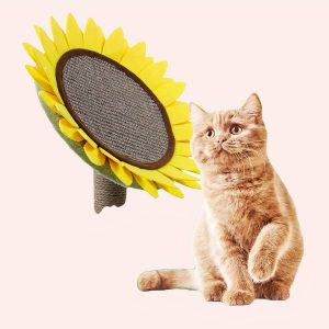arbre à chat forme tournesol