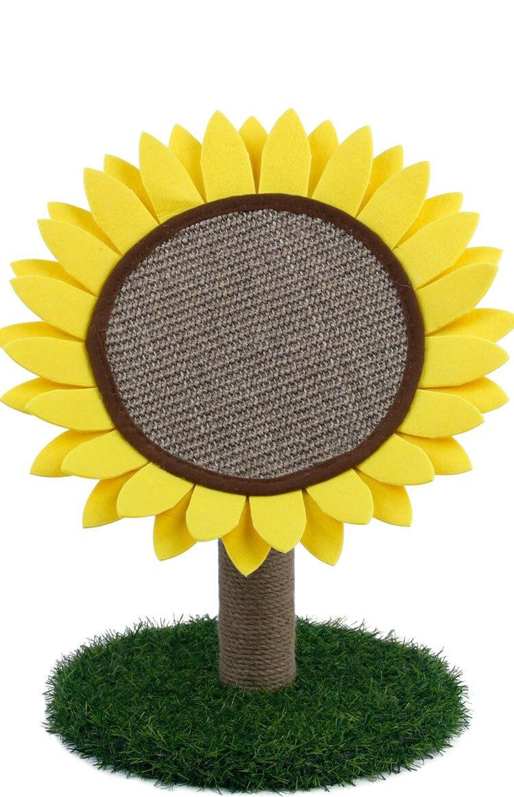 arbre à chat décoratif tournesol