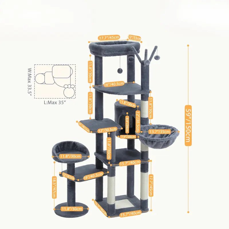 structure robuste pour chats