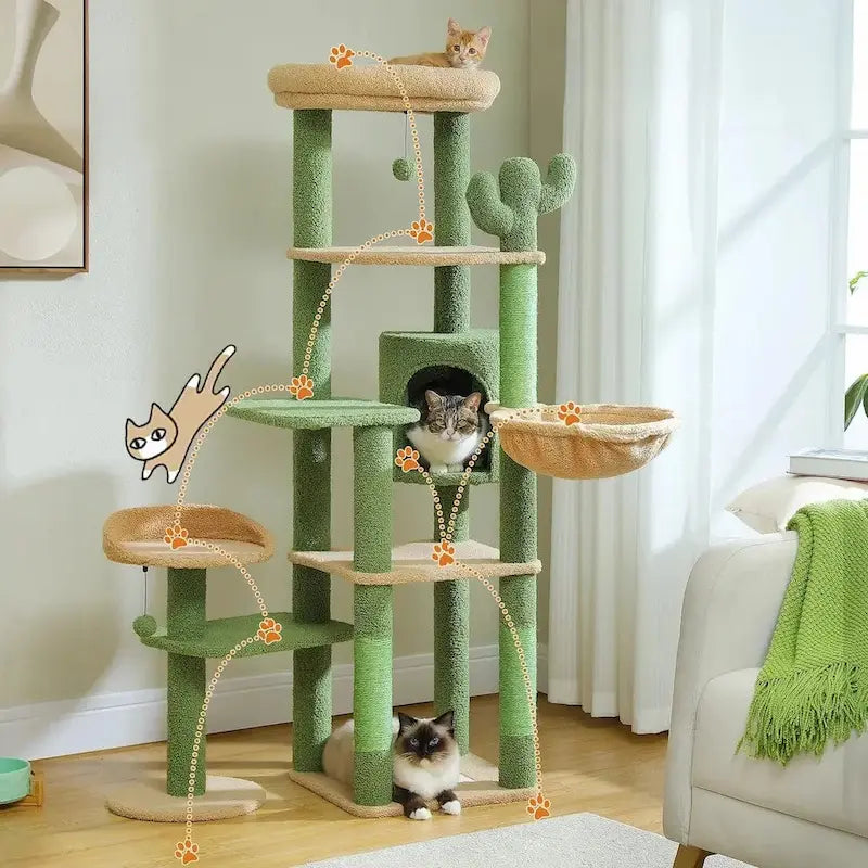 confortable arbre à chat