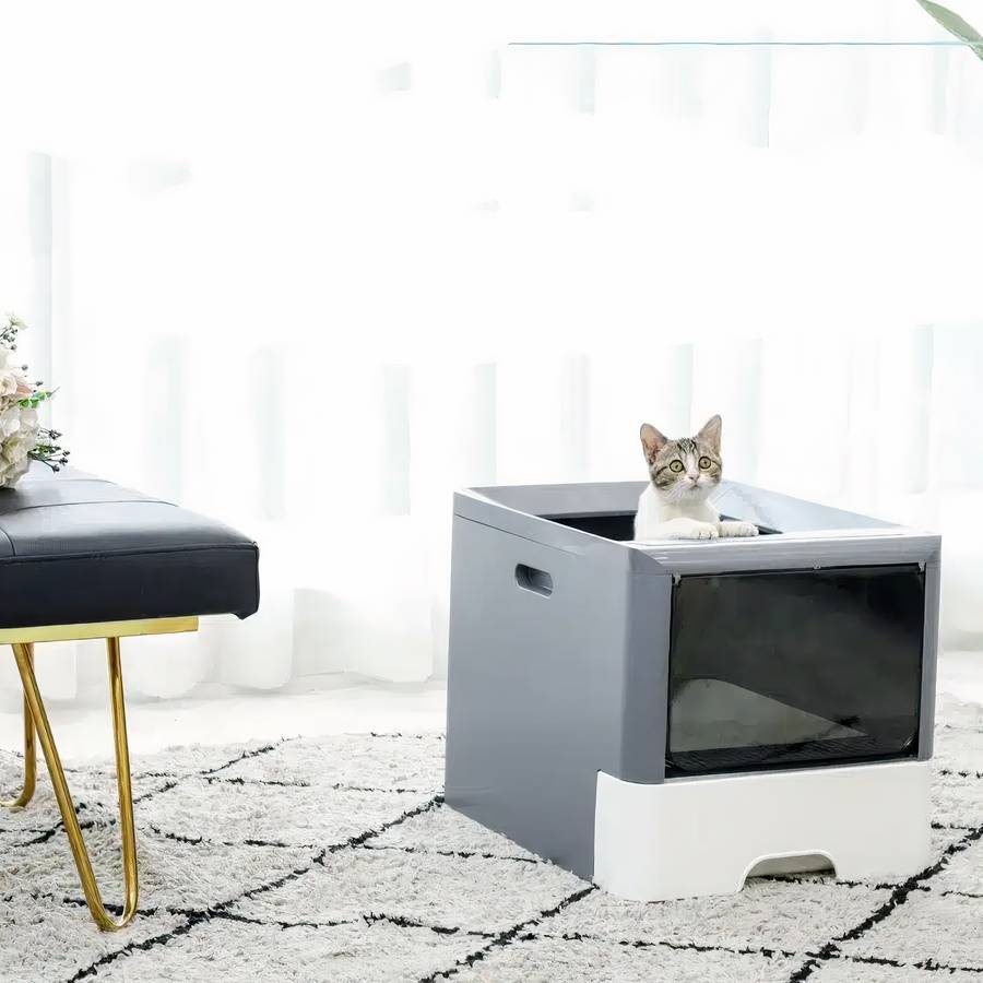 bac carré pour chat