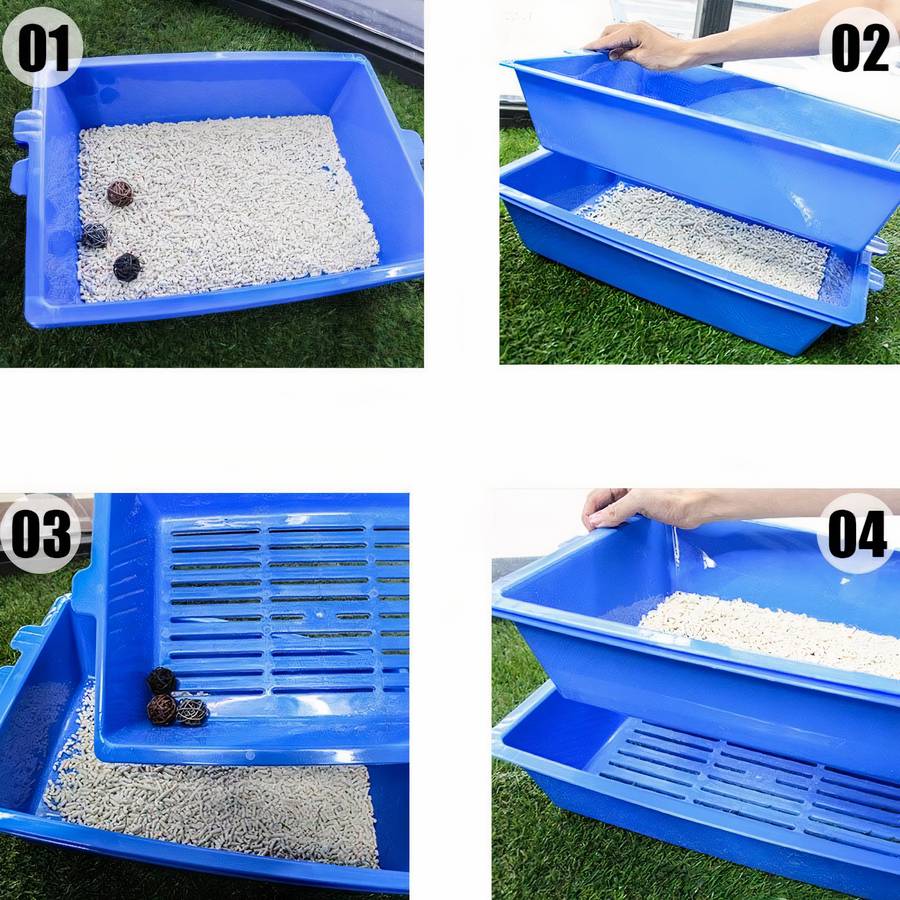 plateau litière pour chat