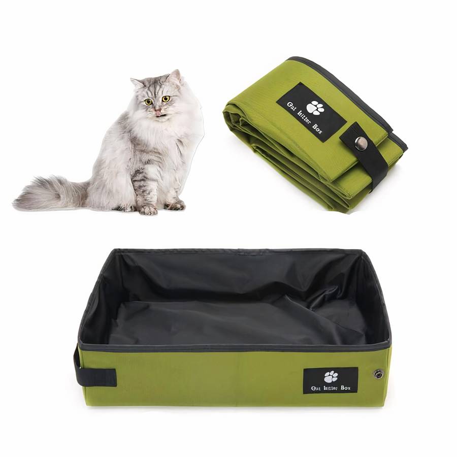 litière chat verte