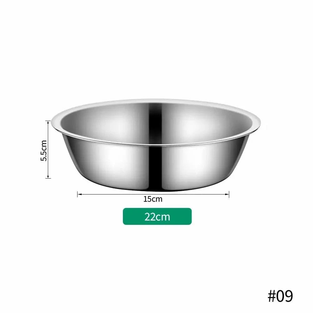 éclat du bol en inox