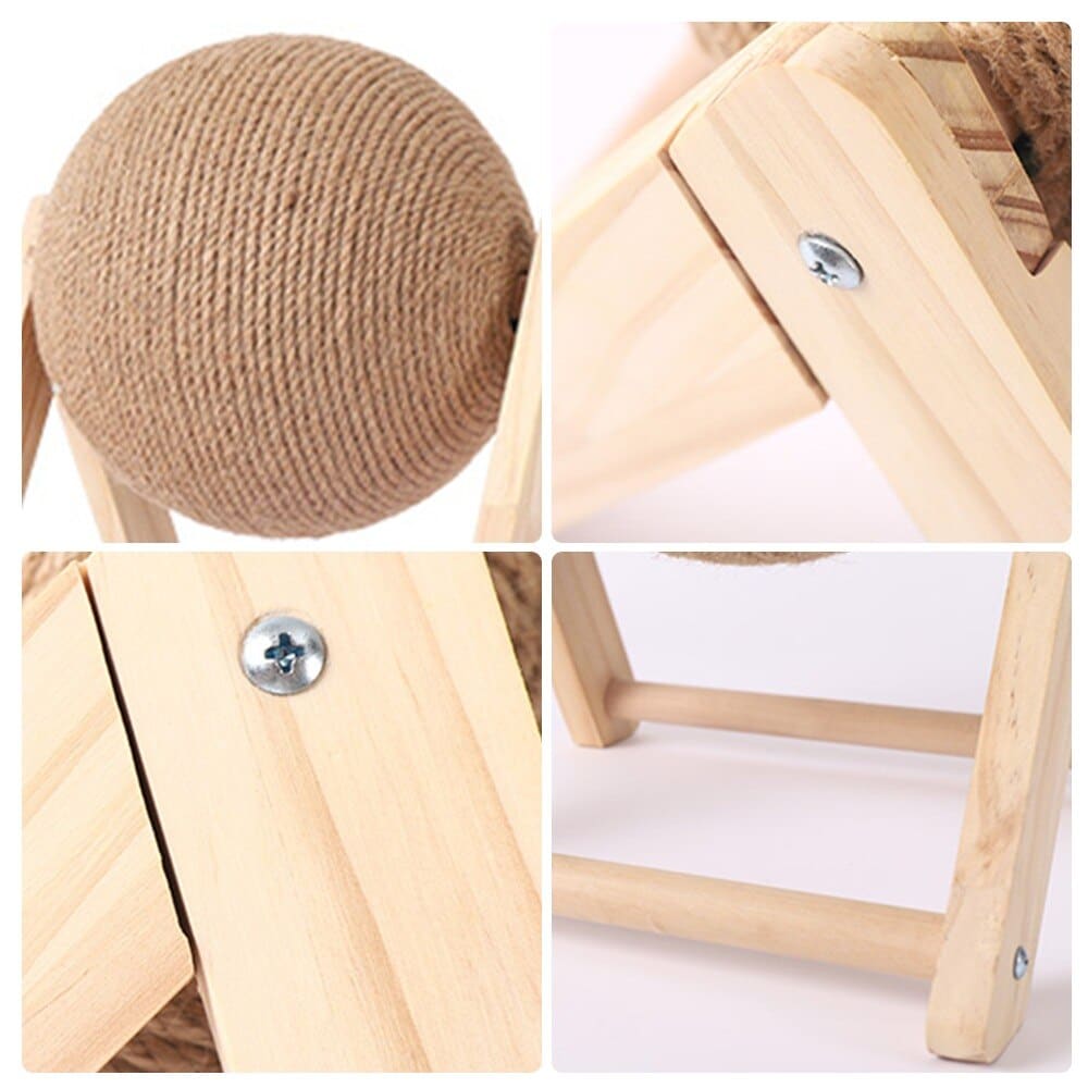 boule à gratter résistante pour chat
