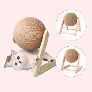 boule à gratter en sisal pour chat