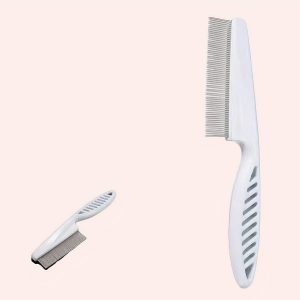 brosse chat anti-puces