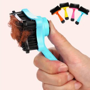 brosse chat couleur unie
