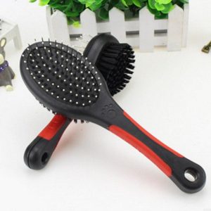 brosse féline double face
