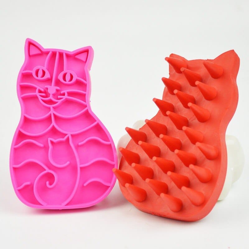 brosse toilette humoristique chat