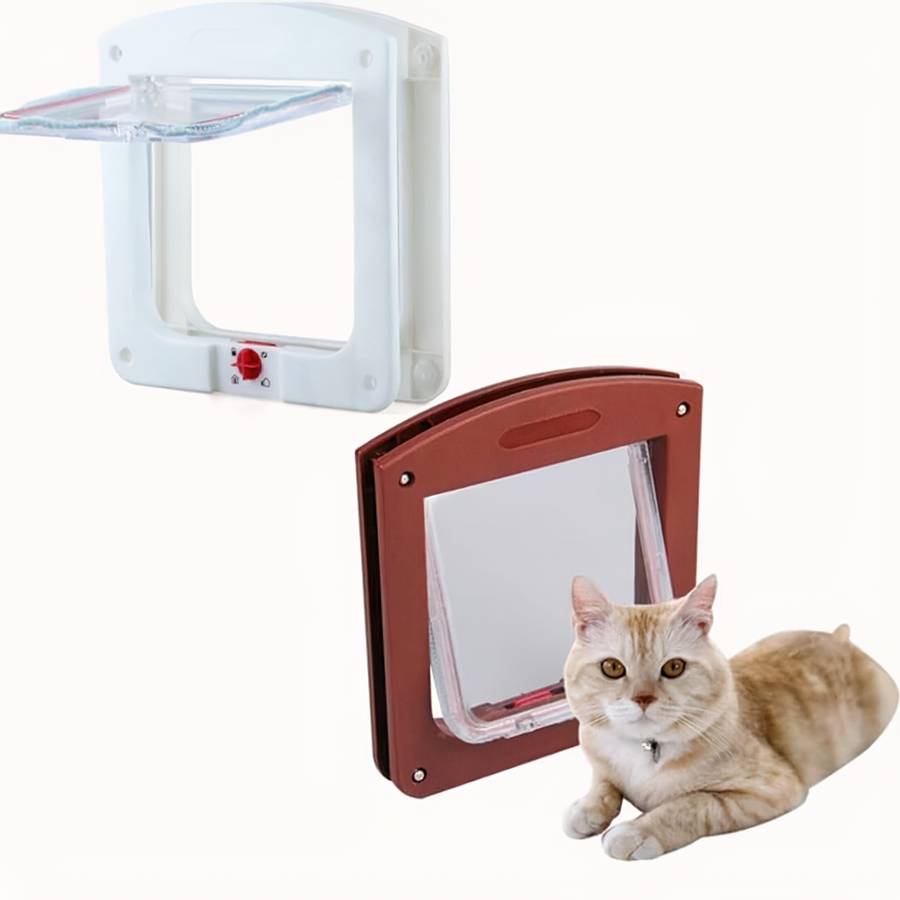 porte pour chat à 4 voies