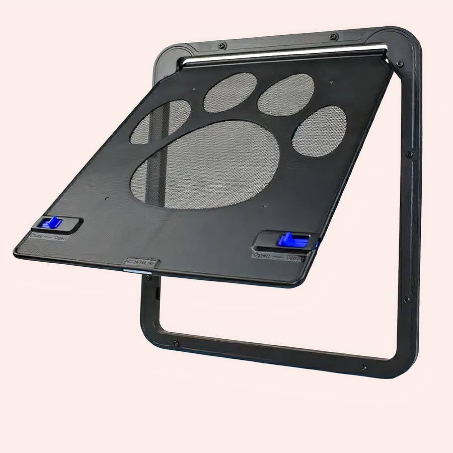 chatière pour chat empreinte