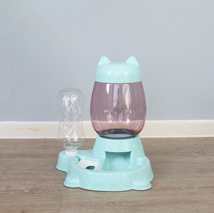 distributeur de nourriture avec eau intégrée