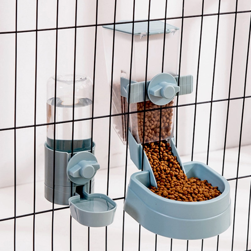 distributeur de croquettes suspendu pour chat
