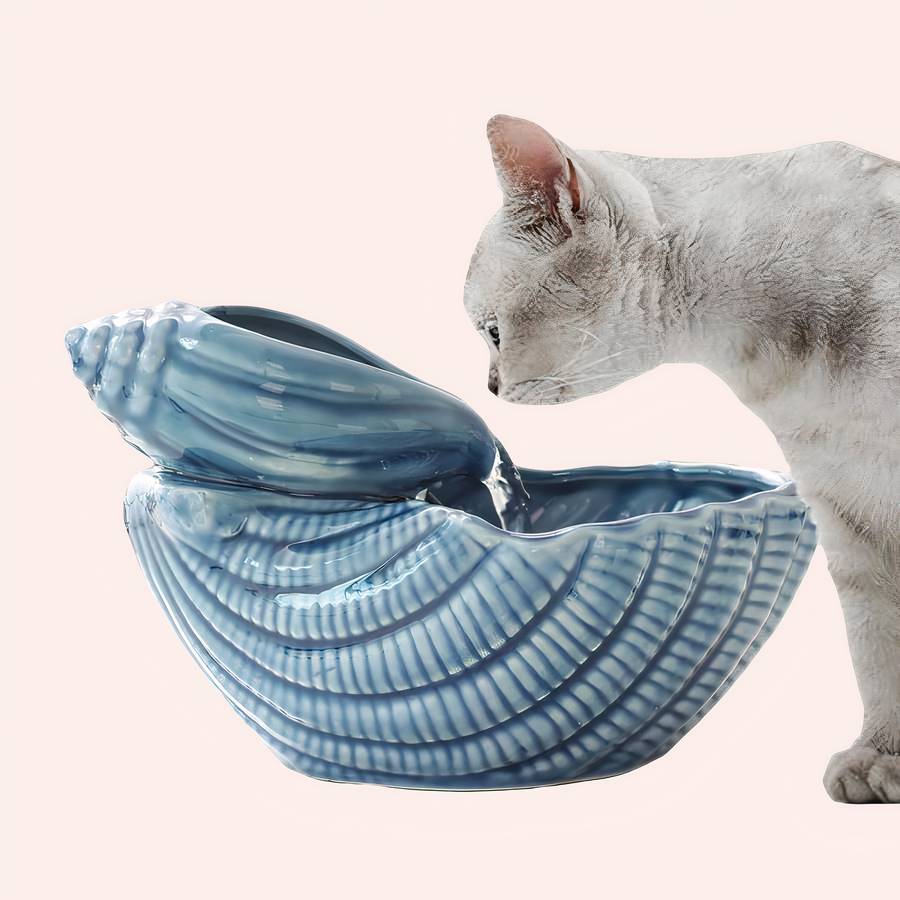 fontaine à eau en céramique pour chat