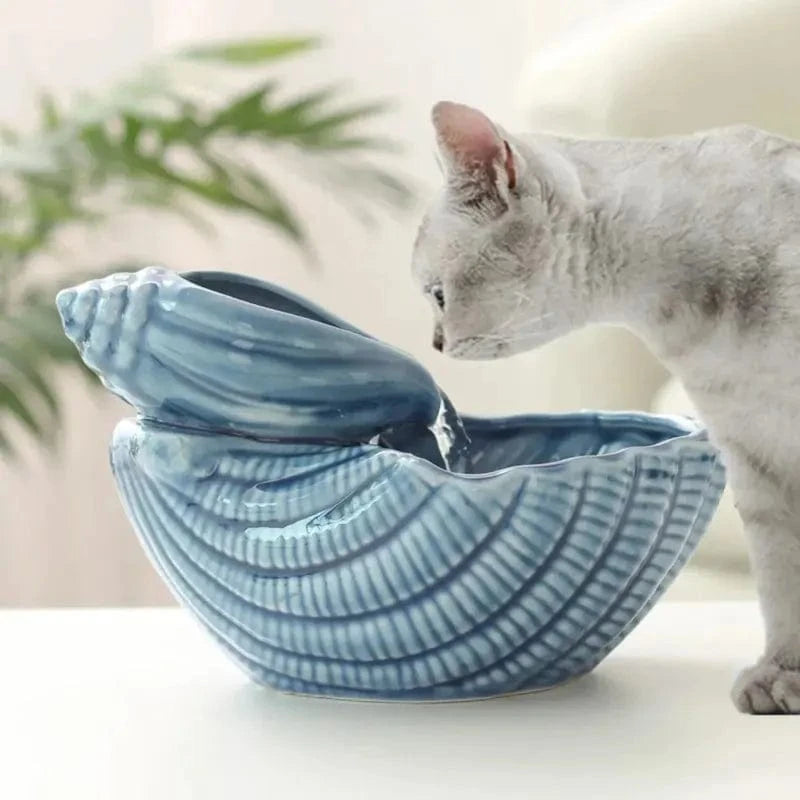 fontaine en céramique pour chat