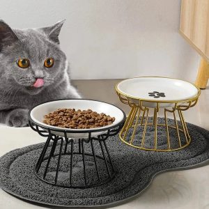 gamelle chat céramique surélevée